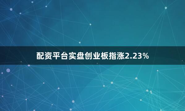 配资平台实盘创业板指涨2.23%
